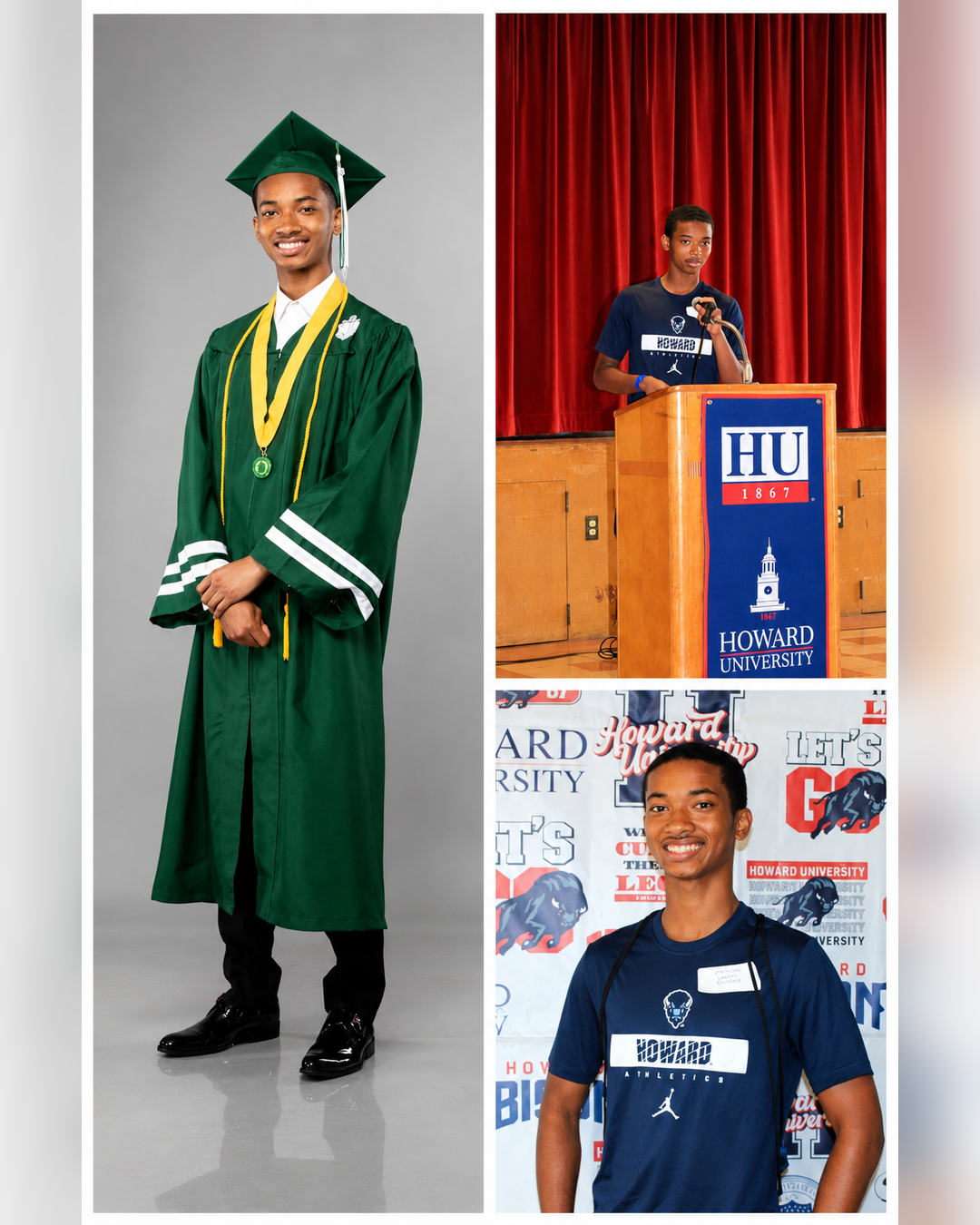 Darrell Tucker II — 2026 Sivad Johnson Scholarship recipient, headed to Howard University.